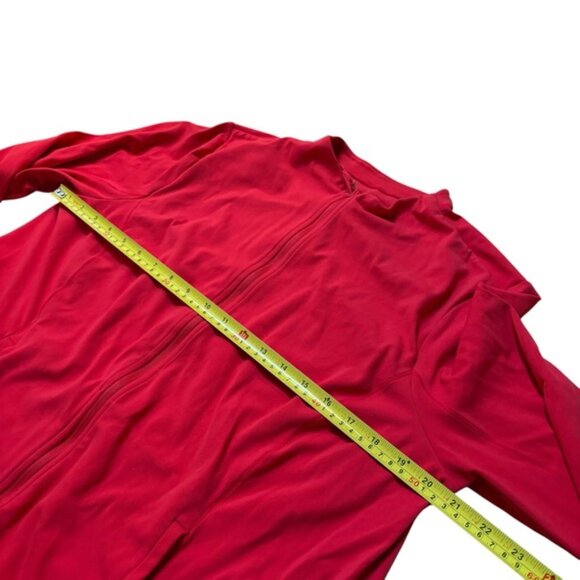 Nike Red Yoga Zip Up Dri-fit Jacket Size 1x - Picture 7 of 7
